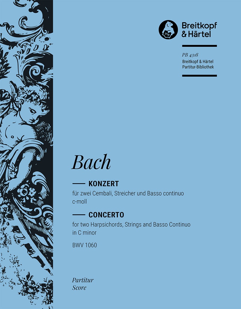 Harpsichord Concerto in C minor, BWV.1060 (Full score)
