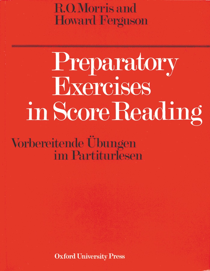 Preparatory exercises in score reading
