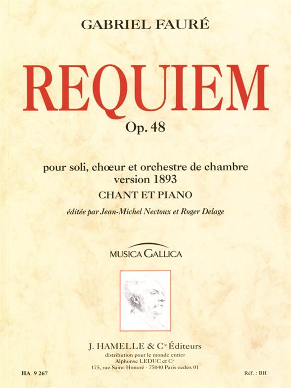 Requiem, Op.48 (Chant et piano) (1893)