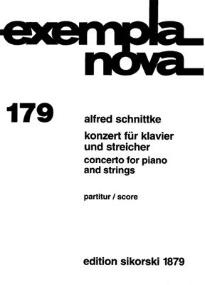 Concerto for Piano and Strings (Study score)