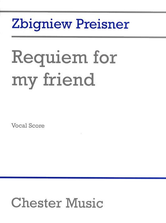 Requiem for a Friend (Vocal score)