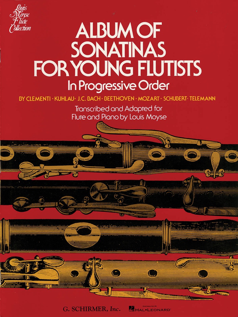 Album of sonatinas for young flutists
