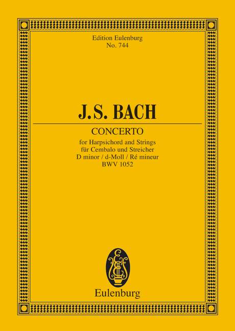 Concerto d-moll, BWV.1052 (Study score)