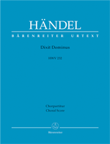 Dixit Dominus, HWV.232 (Choral score)
