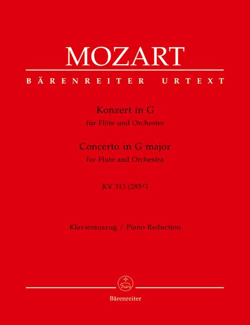 Concerto G major, KV.313 (285c) (Full score)