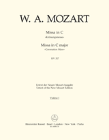 Missa C major, KV.317 'Coronation Mass' (Violin 1 part)