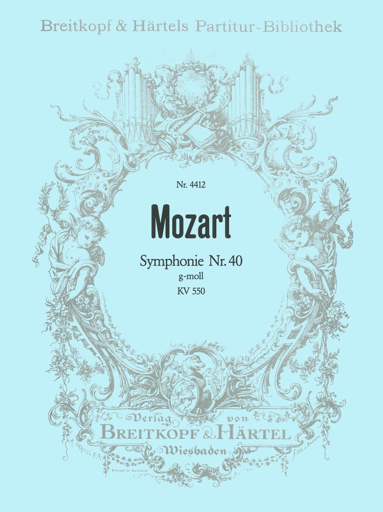 Symphony [No. 40] in G minor, KV.550 (Full score)