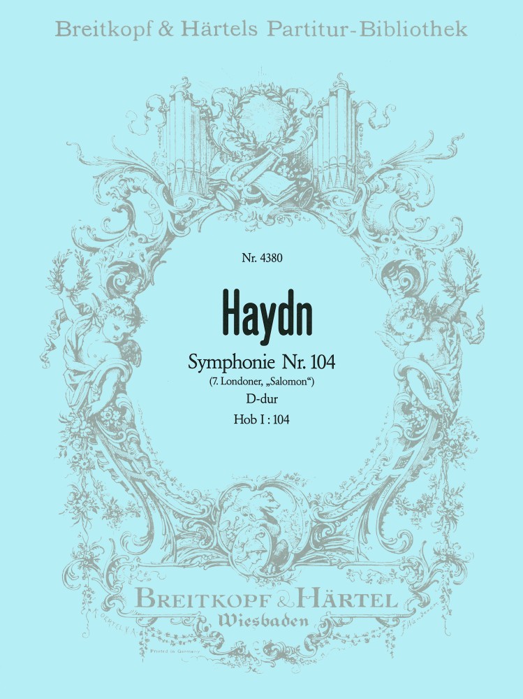 Symphony No.104 in D major Hob I:104 (Full score)