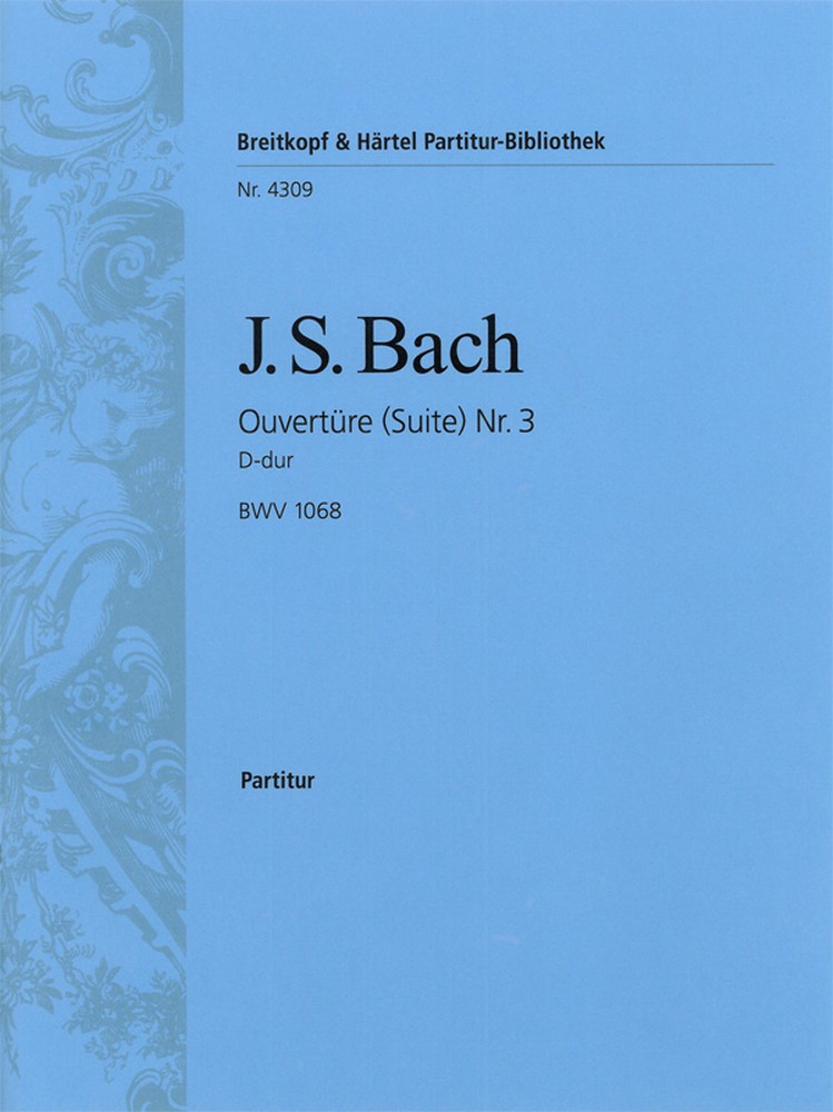 Overture (Suite) No.3 in D major, BWV.1068 (Full score)