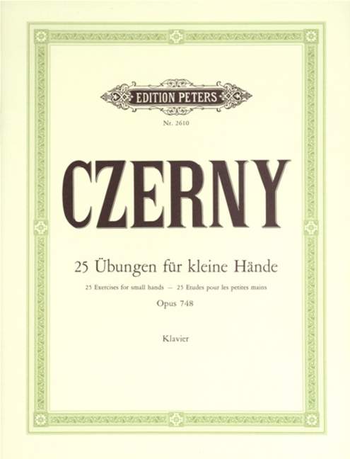 25 Ubungen für Kleine Hände, Op.748