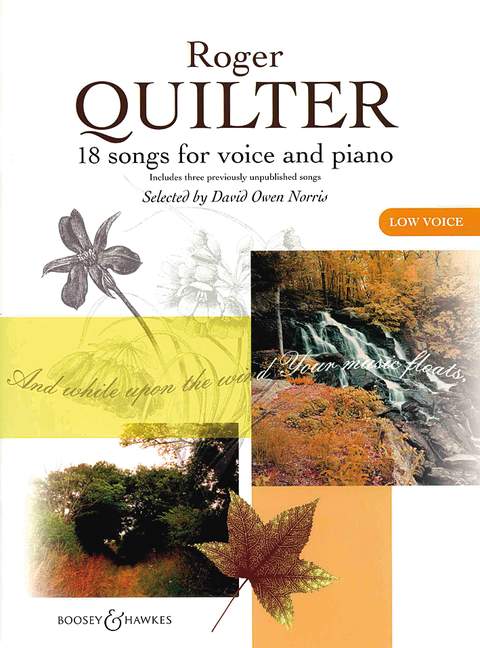 18 Songs for voice and piano (low voice)