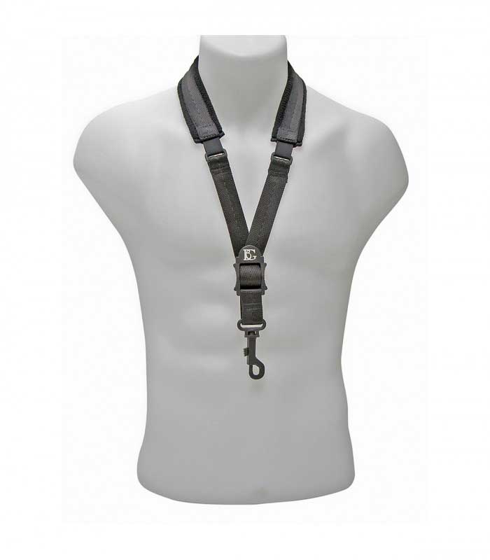 Draagband BG S10ESH Comfort Elastic voor Saxofoon (Snap hook)
