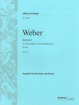 Clarinet Concerto No.2 in Eb major, Op.74 (Full score)