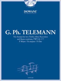 Triosonata for 2 alto recorders and bc., TWV.42:F7