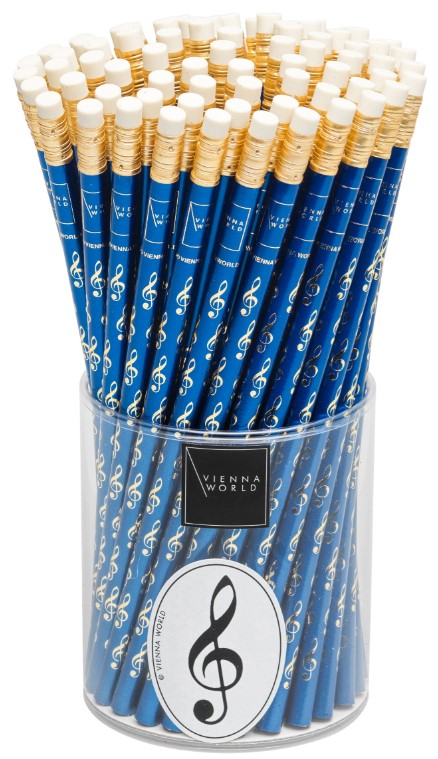 Potlood Blauw (Solsleutel goud)