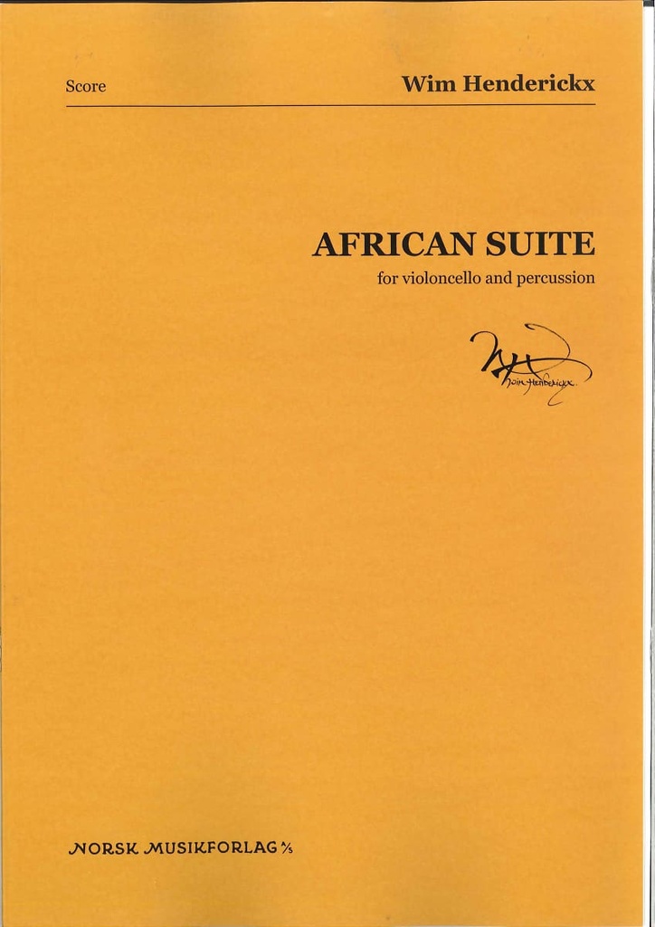 African Suite for violin and percussion (score)