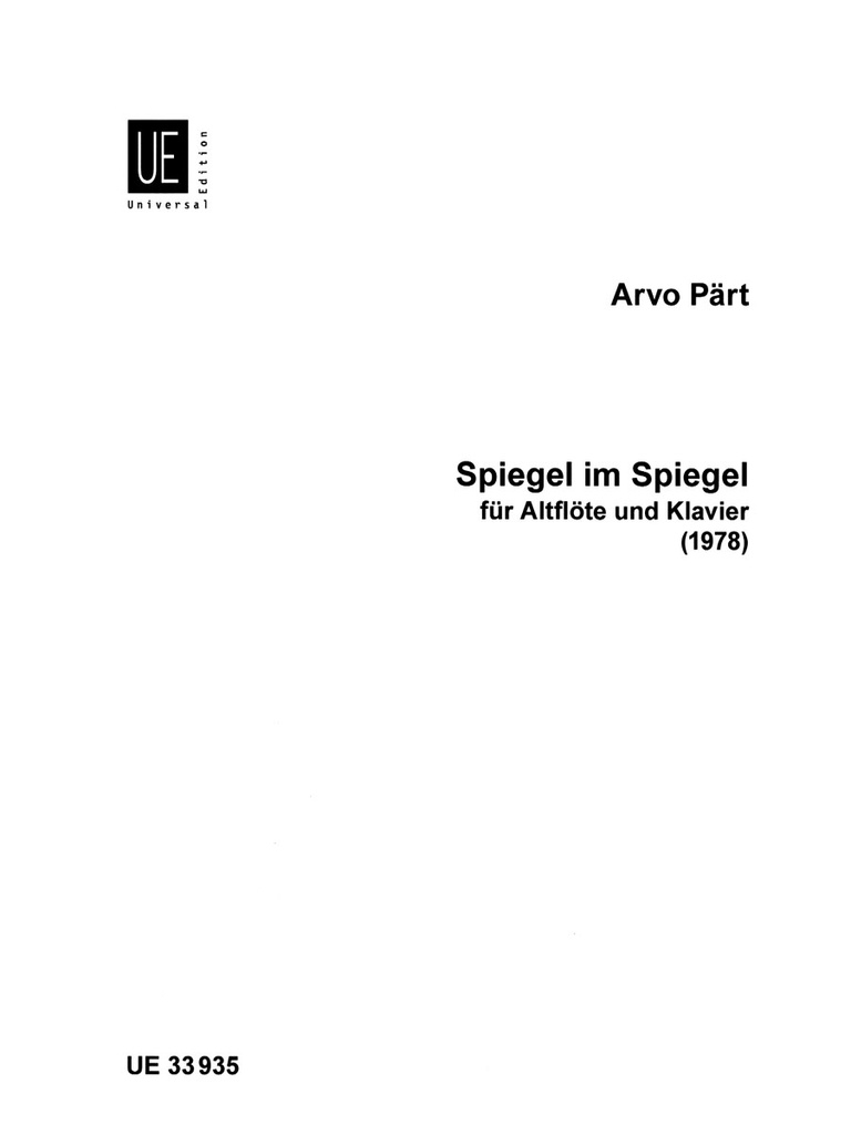 Spiegel im Spiegel (Altfluit)