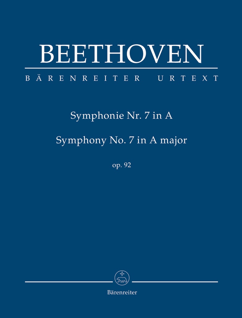 Symphony No.7 A major, Op.92 (Study-score)
