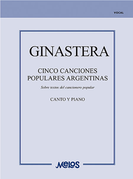 5 Canciones populares argentinas, Op.10