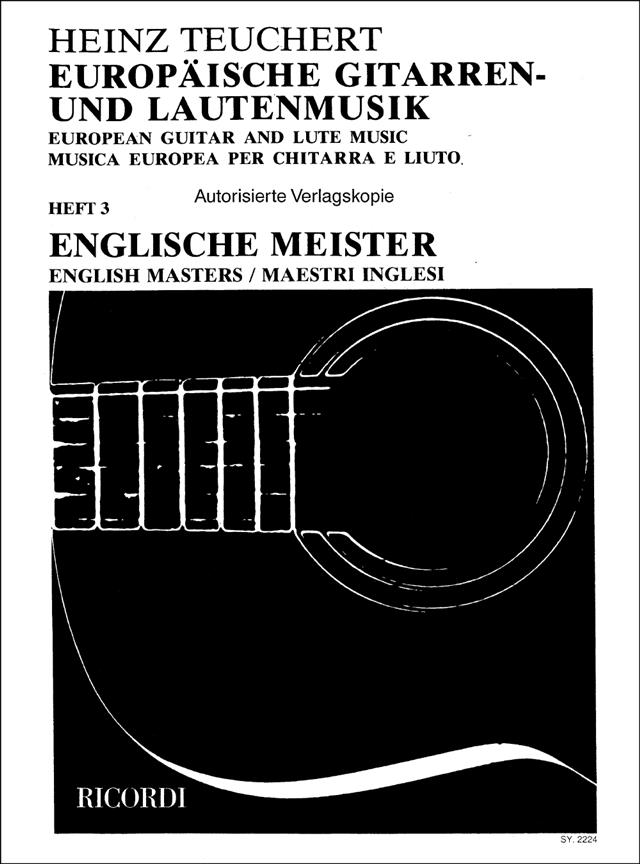 Englische Meister (= Heft 3)