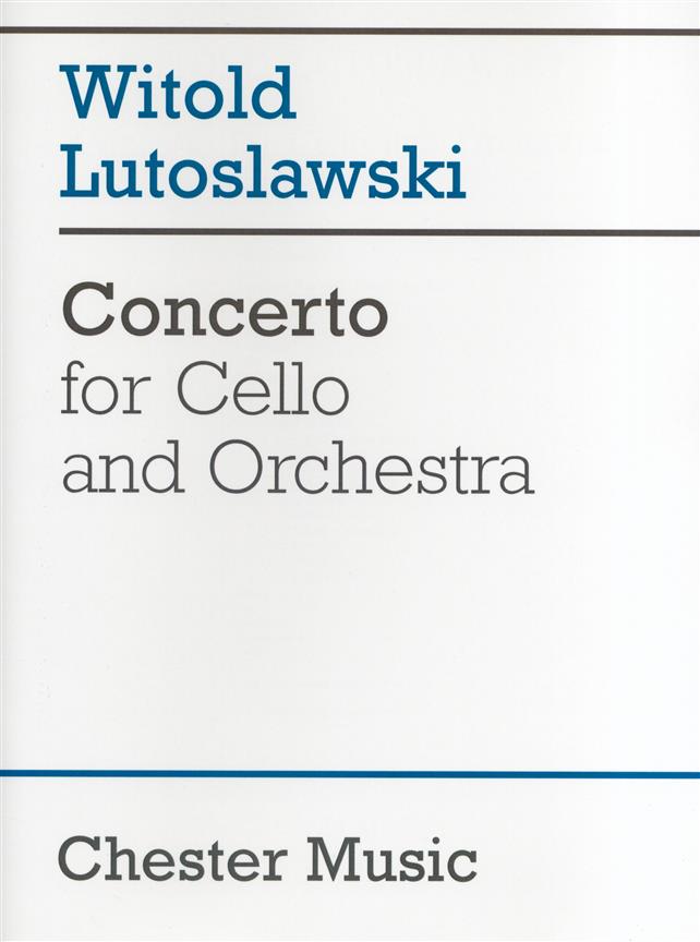 Concerto for cello and orchestra (Score)