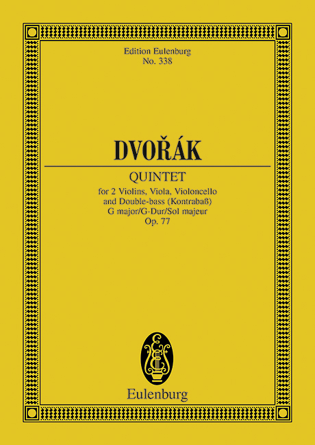 String Quintet G Major, Op.77 (Study score)