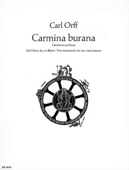 Carmina Burana - 5 Sätze für 10 Bläzer (Partitur)