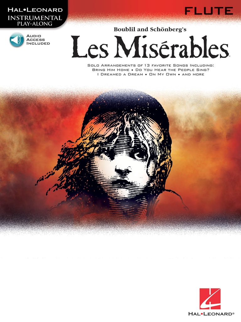 Les Miserables Play-Along Pack: Flute