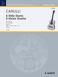 6 Kleine Duette, Op.34 – Vol.1