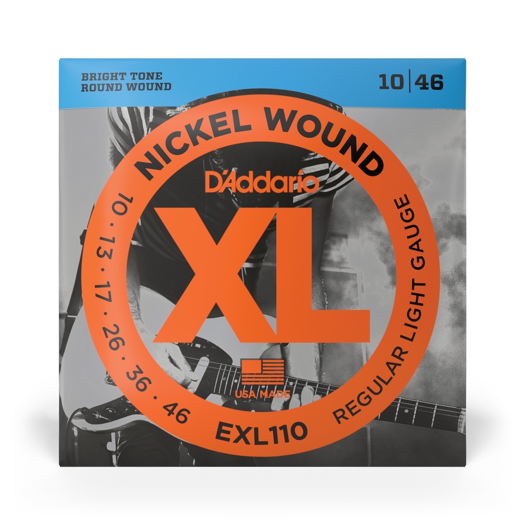 Snaren 10-46 XL Nickel Wound EXL110 Electrische Gitaar (Set regular light)