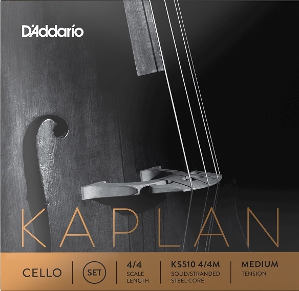 Snaren Kaplan voor Cello (Set medium tension, 4/4 scale)