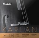 Snaren Kaplan voor Cello (Set medium tension, 4/4 scale)