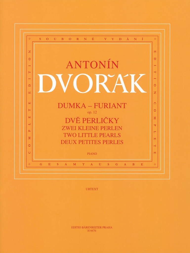 Dumka - Furiant, Op.12 / Two little pearls (B.156)