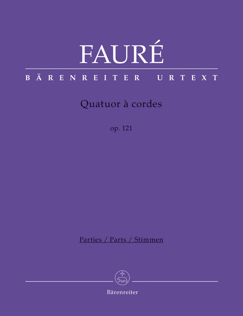 Quatuor à Cordes, Op.121 (Parts)