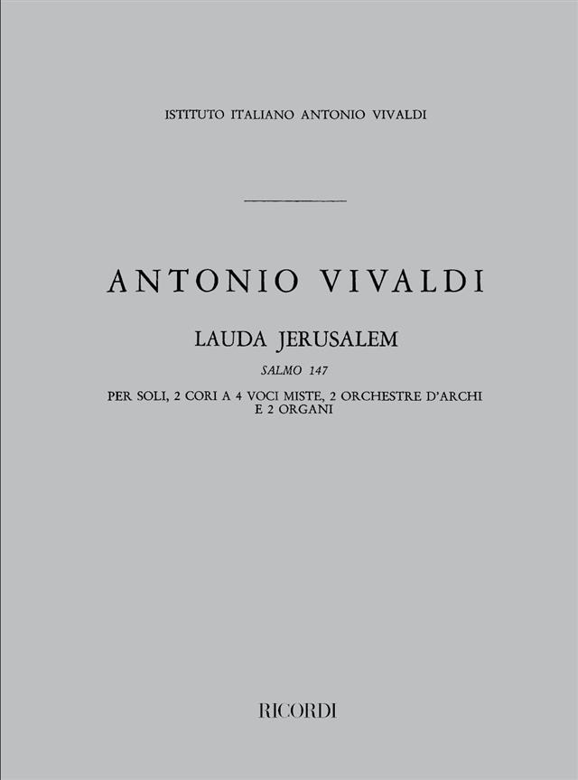 Lauda Jeruzalem (Partitura)