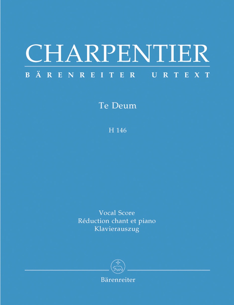 Te Deum D Major, H.146 (Vocal score)
