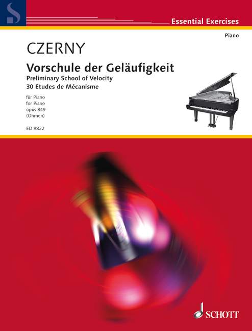 30 Etudes de Mécanisme, Op.849 (Vorschule der Geläufigkeit)