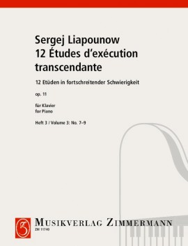 12 Etudes, Op.11 - Vol.3 (7-9)