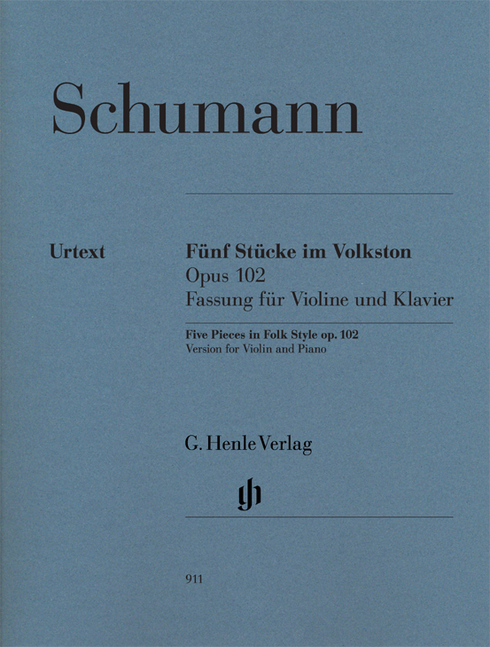 5 Stücke im Volkston, Op.102 (Violine)