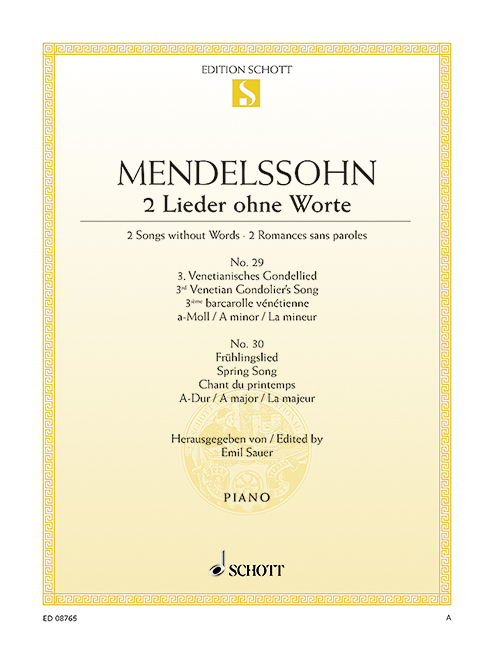 Lieder ohne Worte, Op.62/5 & 6