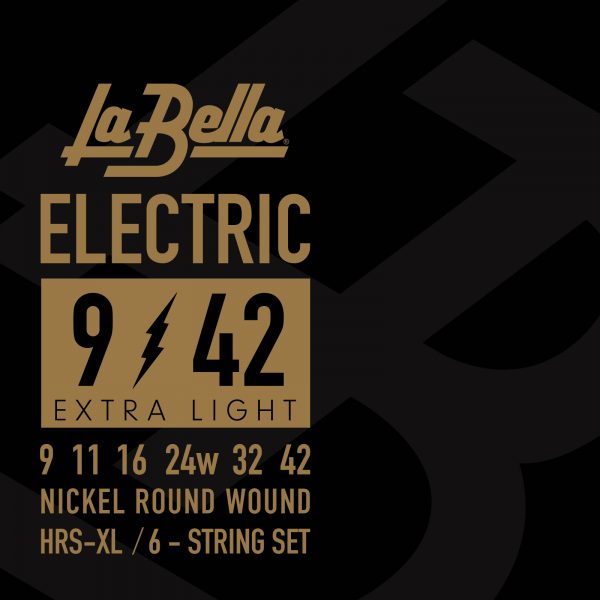 Snaren La Bella HRS voor Electrische Gitaar (set 09-42 extra light)