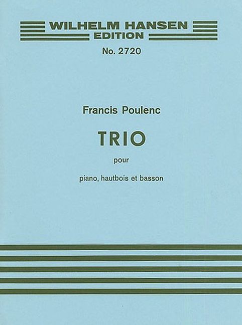 Trio pour Piano, Hautbois et Basson