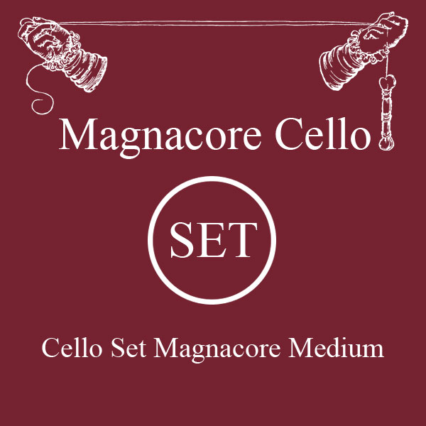 Snaren Larsen Magnacore voor Cello (Set medium tension)