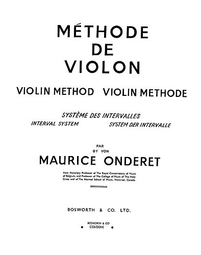 Violin Method - Book 2a