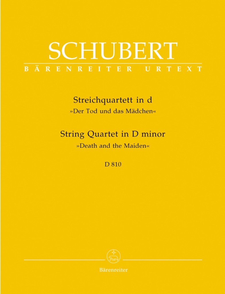 String Quartet in d Der Tod und das Mädchen, D.810