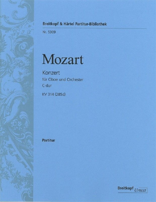 Oboe concerto C major, KV.314 (285d) (Full score)