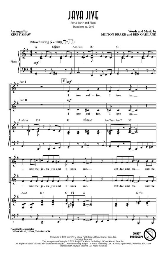 Java Jive (2-part)