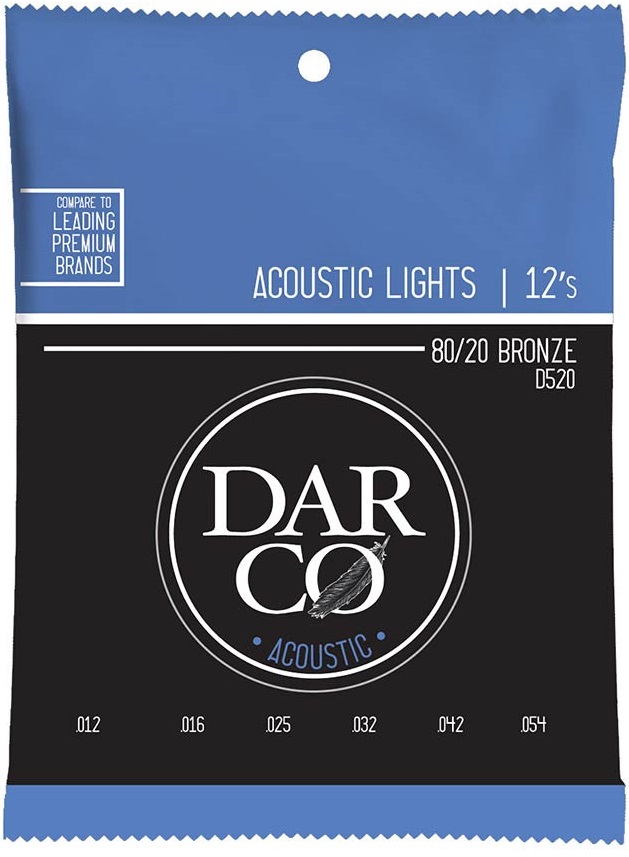 Darco snaren Set Acoustic 80/20 bronze (Light 012)