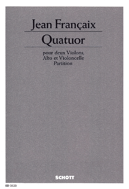 Quatuor à cordes (Score)