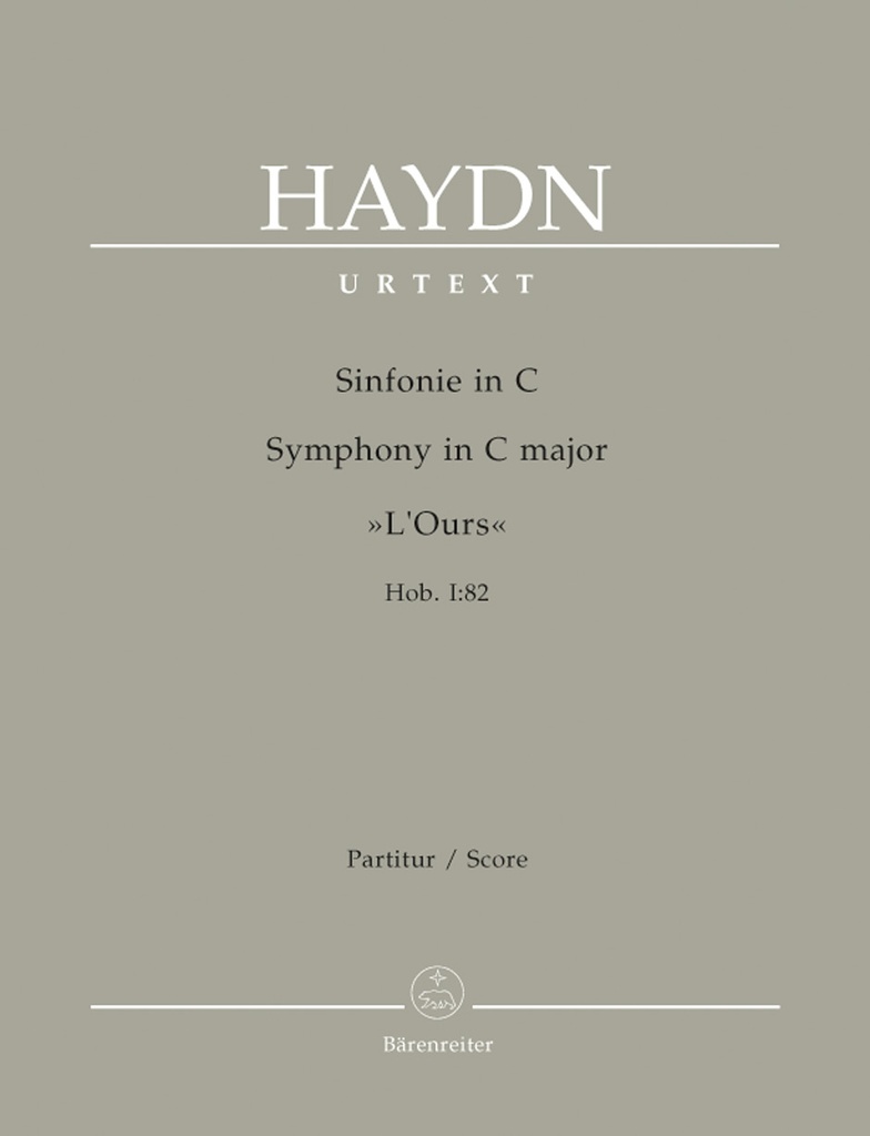 Symphony L'Ours C major, Hob.I:82 (Full score)